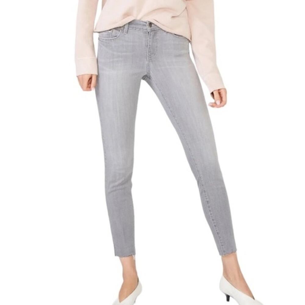 Pistola Audrey Mid Rise Grey Skinny Jeans 28